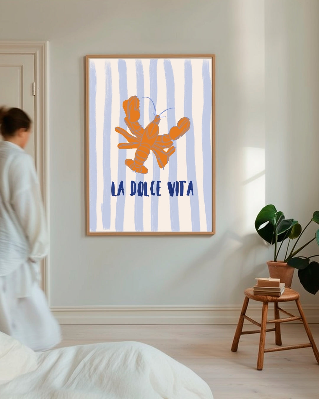 La Dolce Vita Kreeft Poster – staande poster voor modern interieur