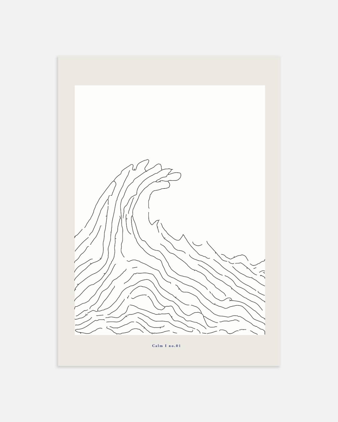 Big wave Poster – portret wanddecoratie van WallArtistic
