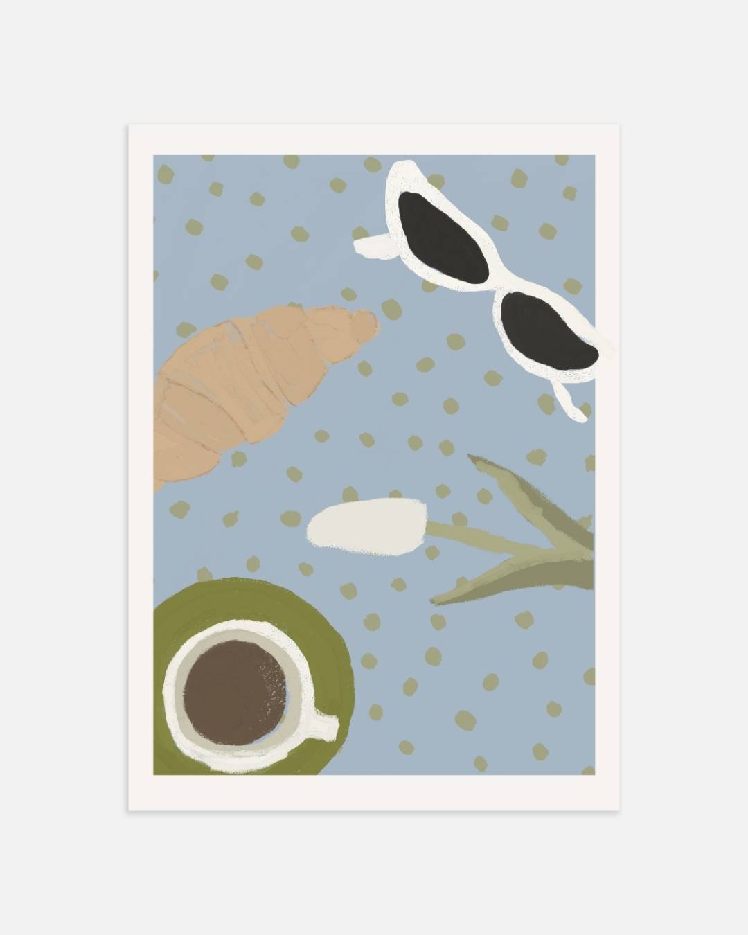 Zondagsbrunch Poster – portret wanddecoratie van WallArtistic