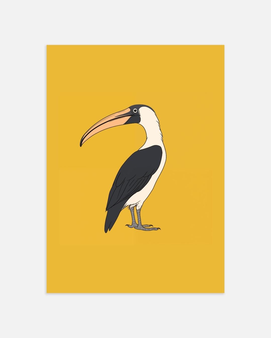 Toekan Poster – portret wanddecoratie van WallArtistic