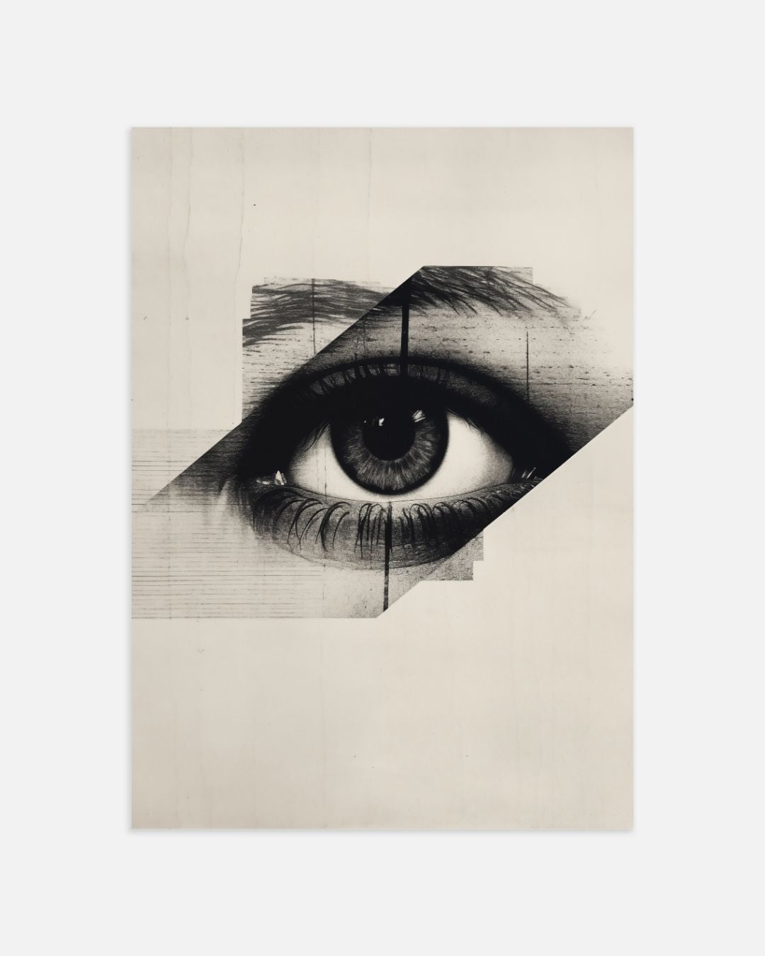 Oog Poster – portret wanddecoratie van WallArtistic