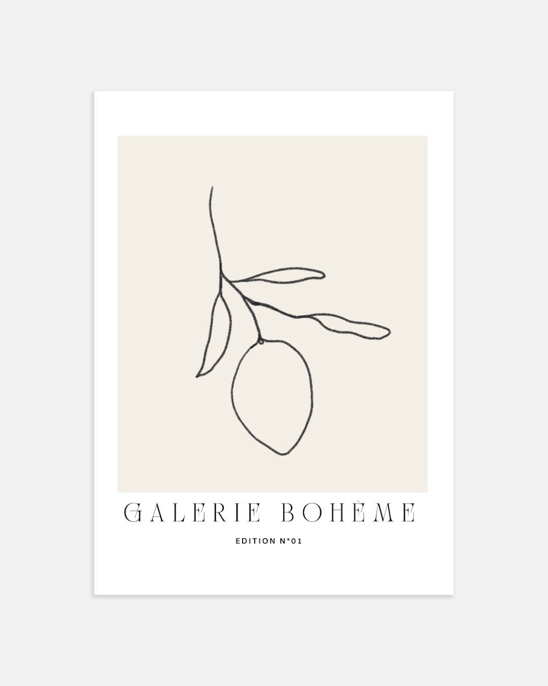 Galerie Bohème Poster – portret wanddecoratie van WallArtistic