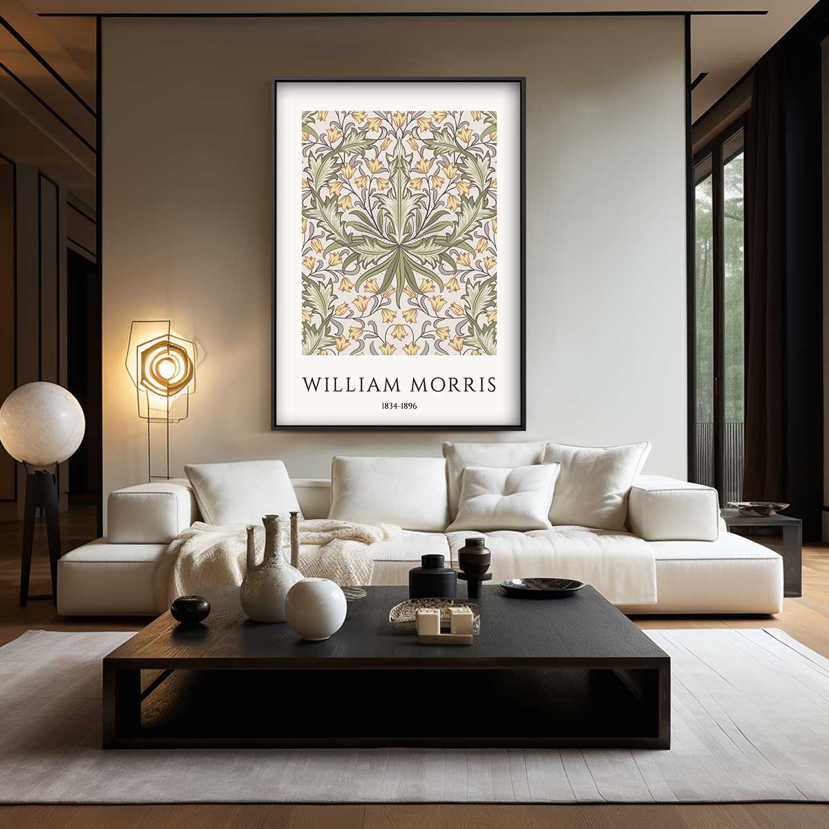 Bloemenpracht Kunstwerk Poster – staand kunstwerk voor modern interieur