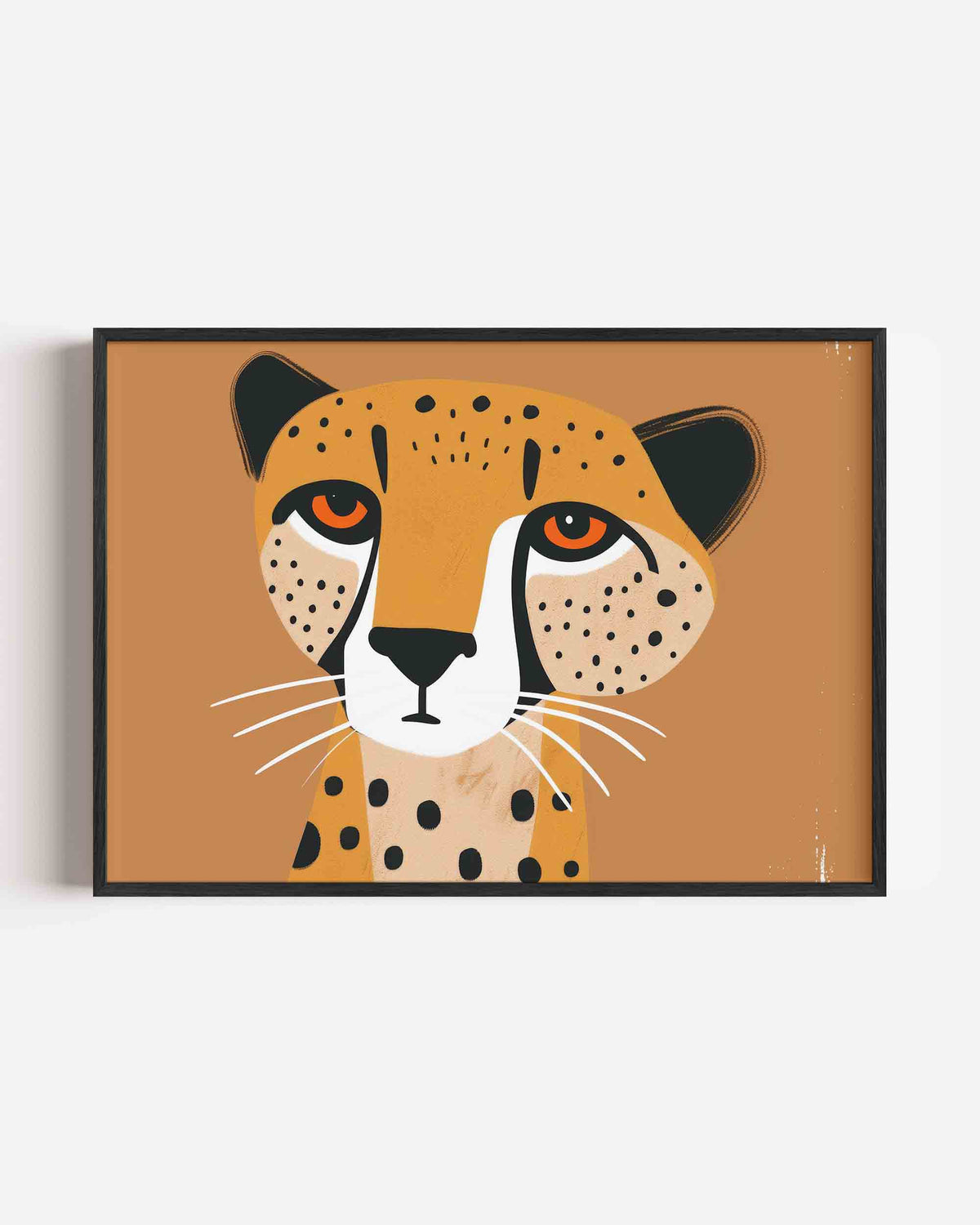 Luipaard portret – landscape kinderposter als wanddecoratie