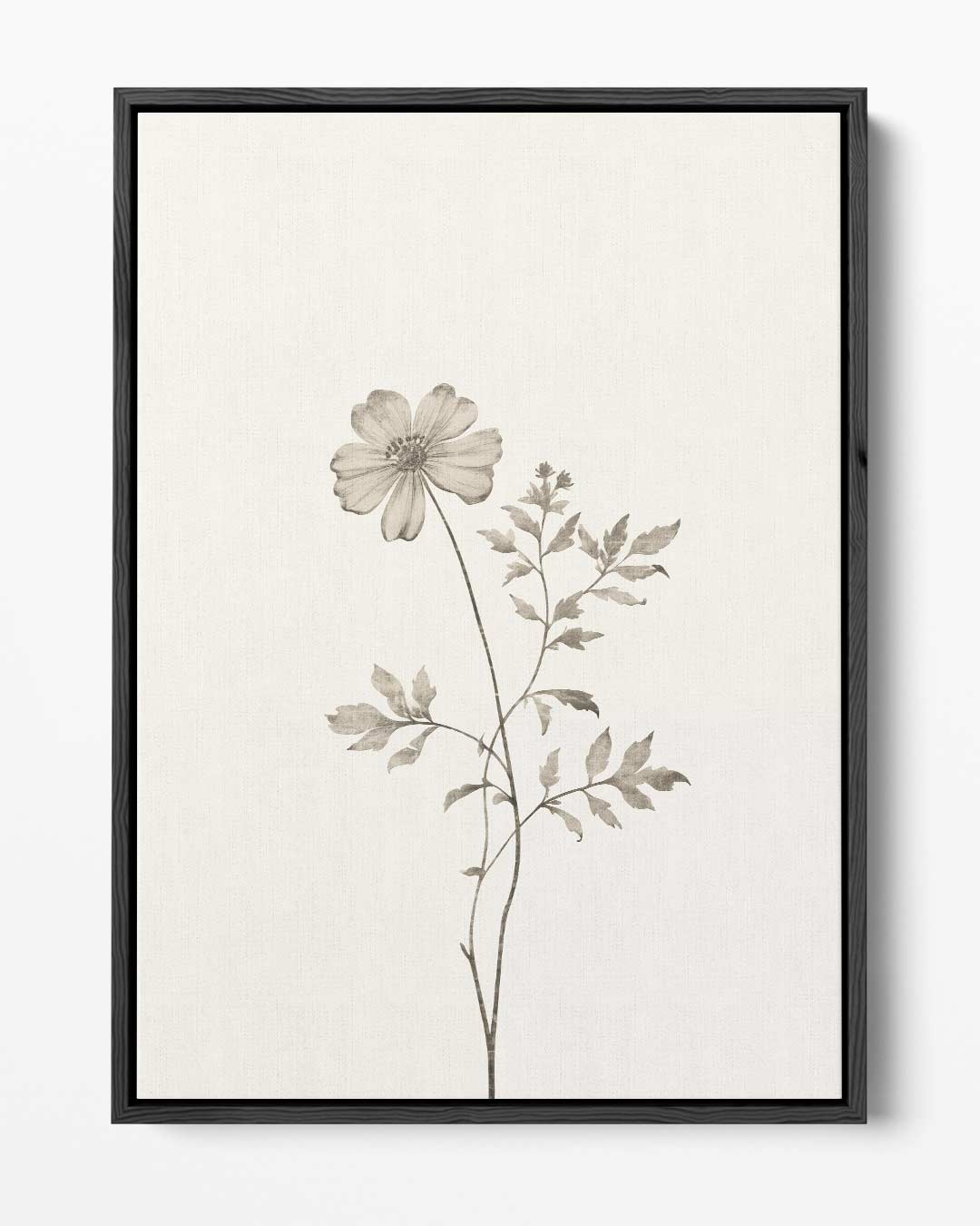 Delicate Bloemenstudie – portret kunstwerk als wanddecoratie