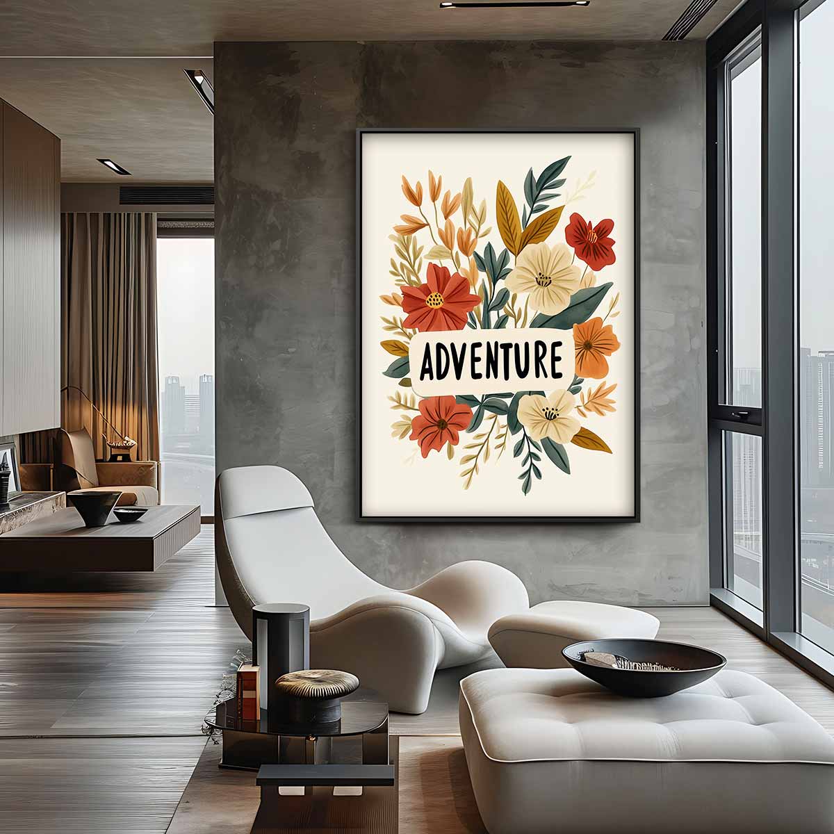Botanische Avonturen – canvas wanddecoratie in portret formaat