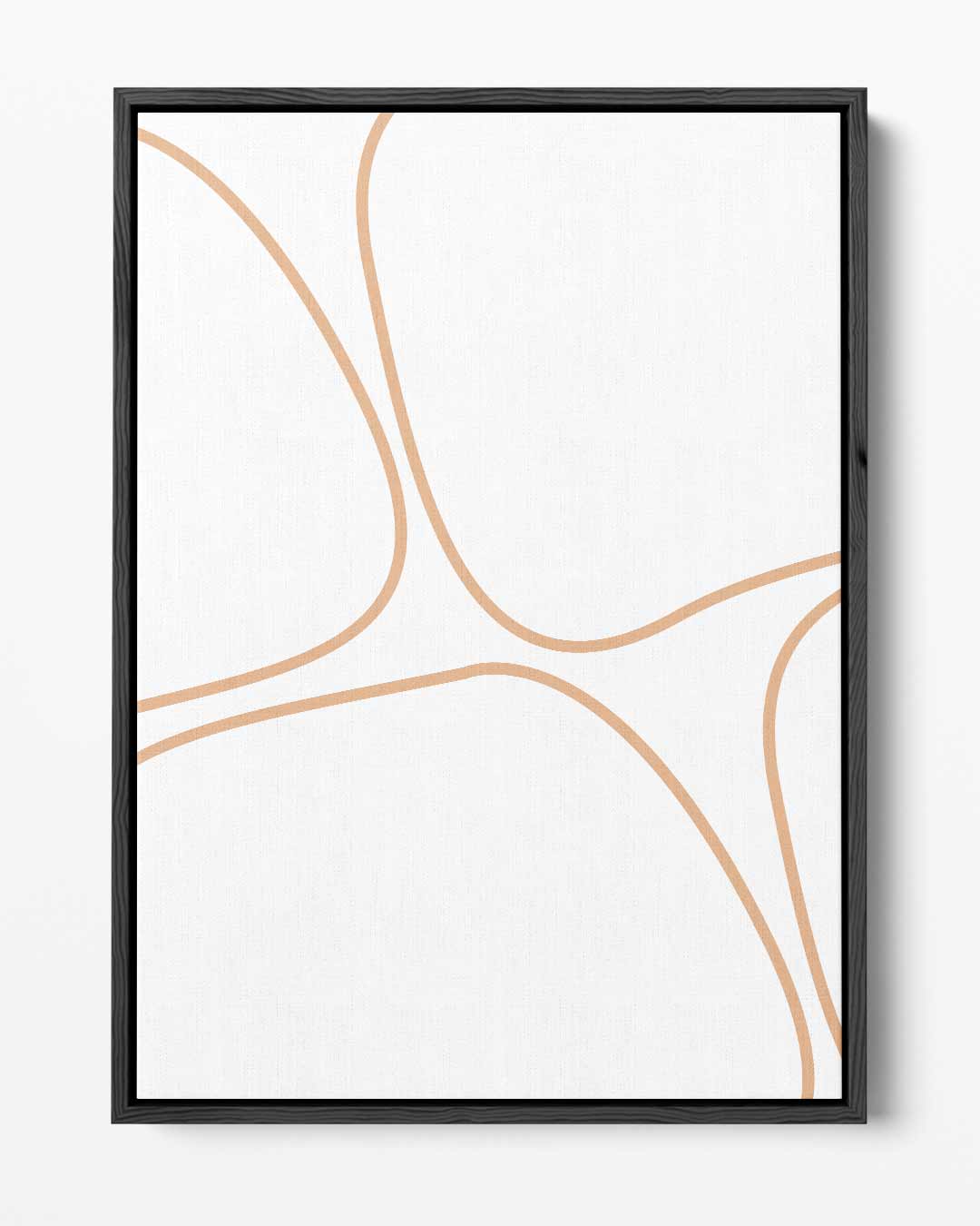 Flowing Lines Kunstwerk – portret kunstwerk als wanddecoratie