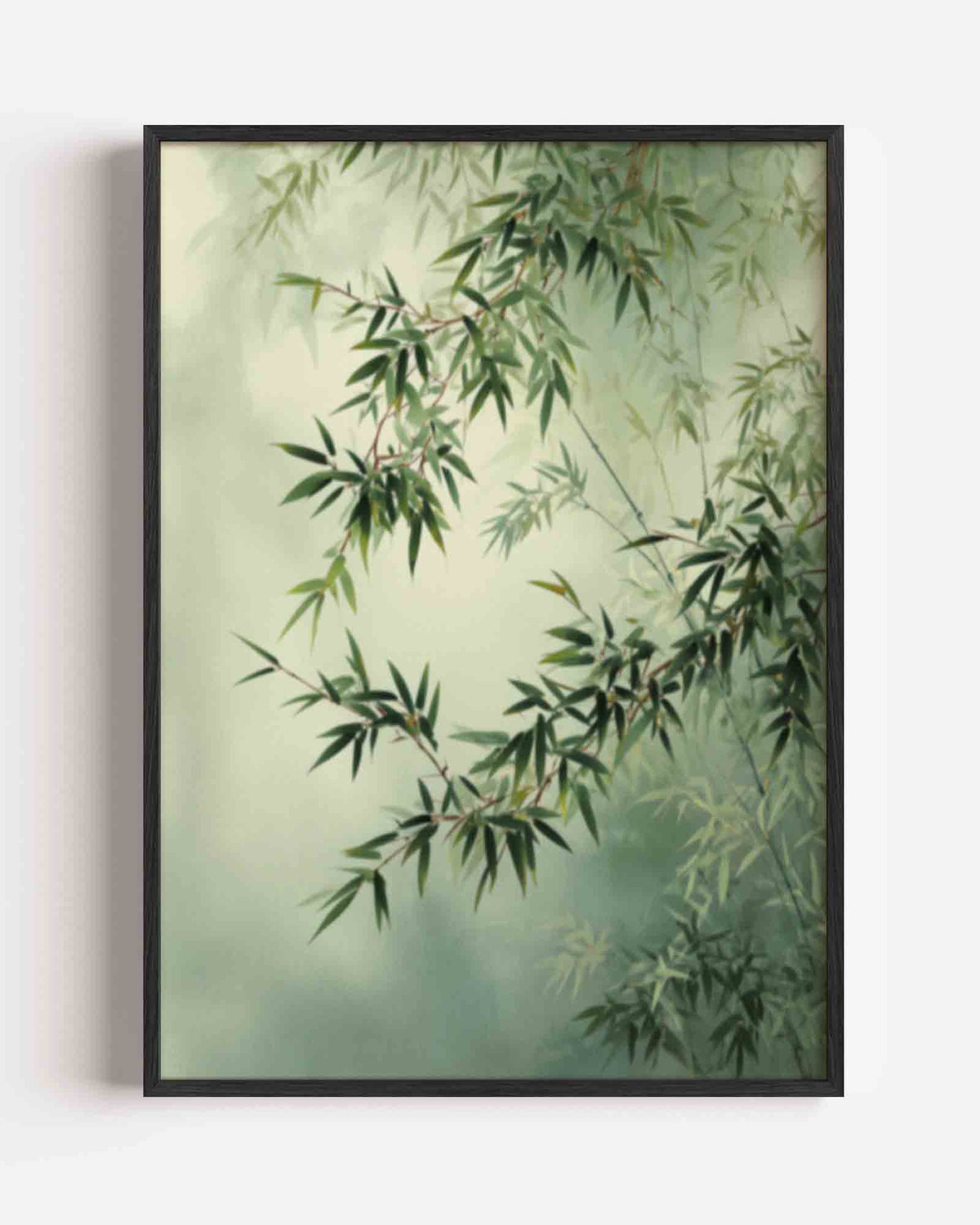 Bamboe bladeren – jungle portret poster als wanddecoratie