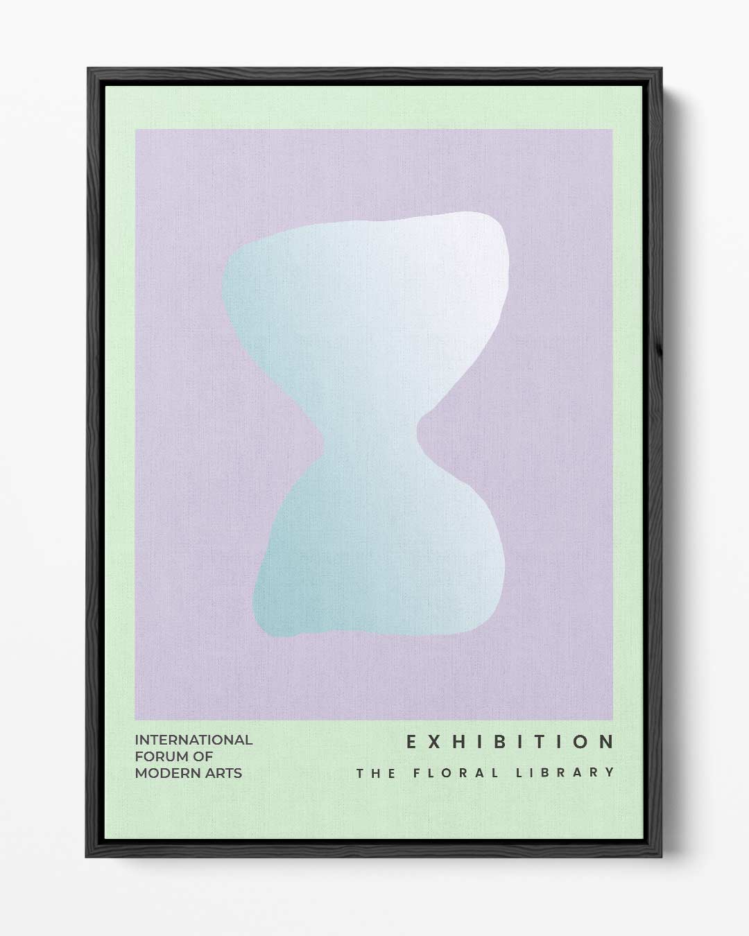 De Bloemenbibliotheek Expositie Poster – portret kunstwerk als wanddecoratie