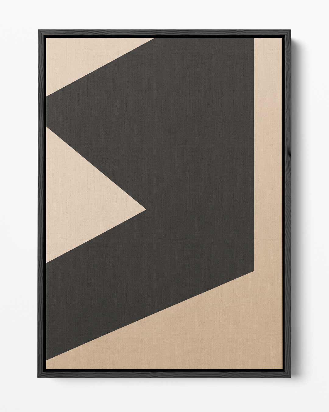 Stijlvol Geometrisch Canvas – portret kunstwerk als wanddecoratie
