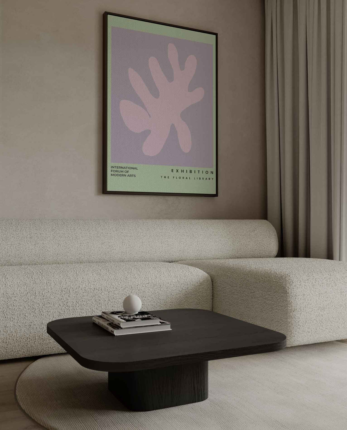 De Bloemenhand – dibond kunstwerk als wanddecoratie