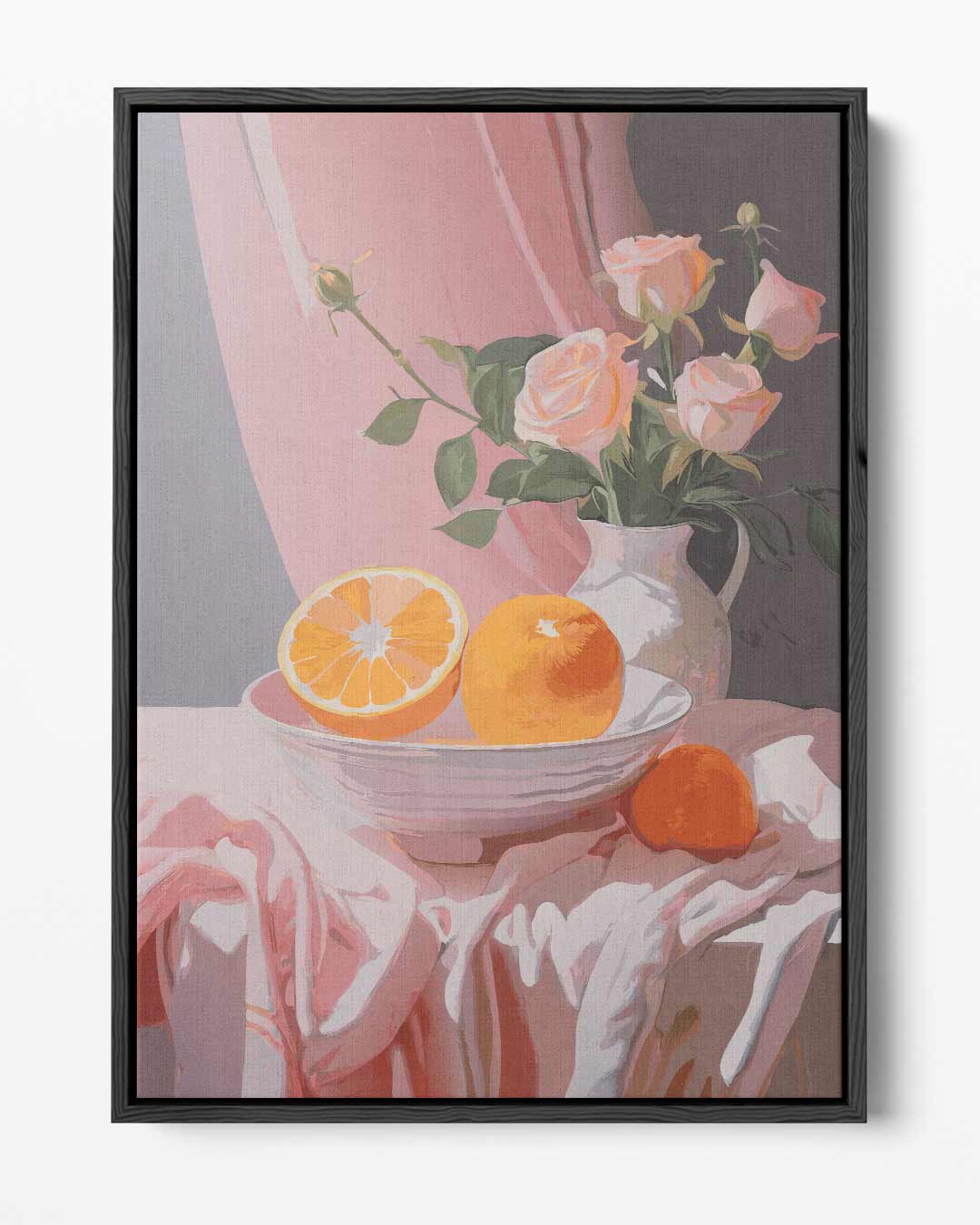 Zomerse Stilleven – portret kunstwerk als wanddecoratie