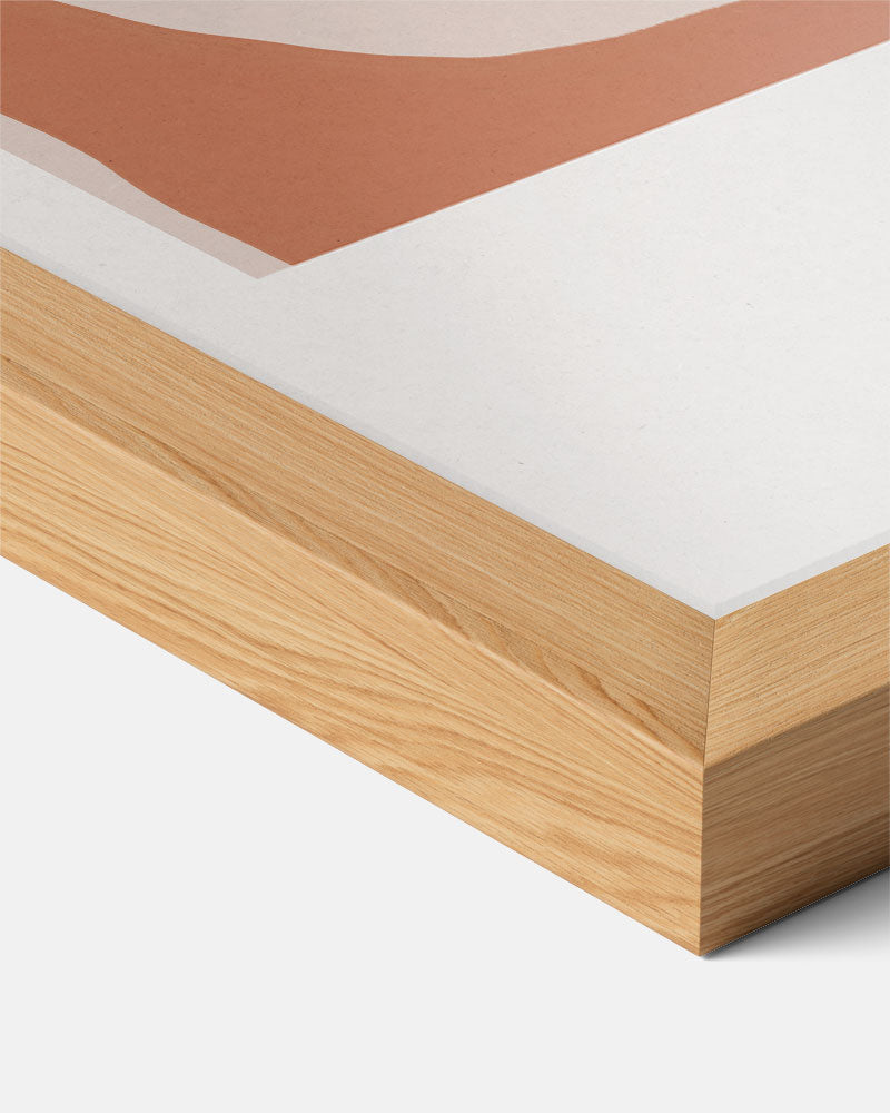 Abstracte Natuurlijke Flow – staande keuken wanddecoratie van WallArtistic