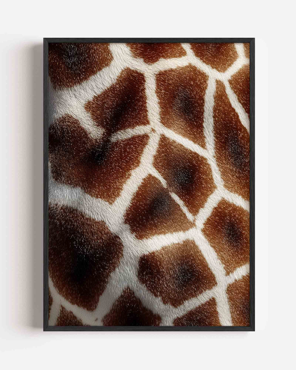 Giraffe patroon – safari portret poster als wanddecoratie