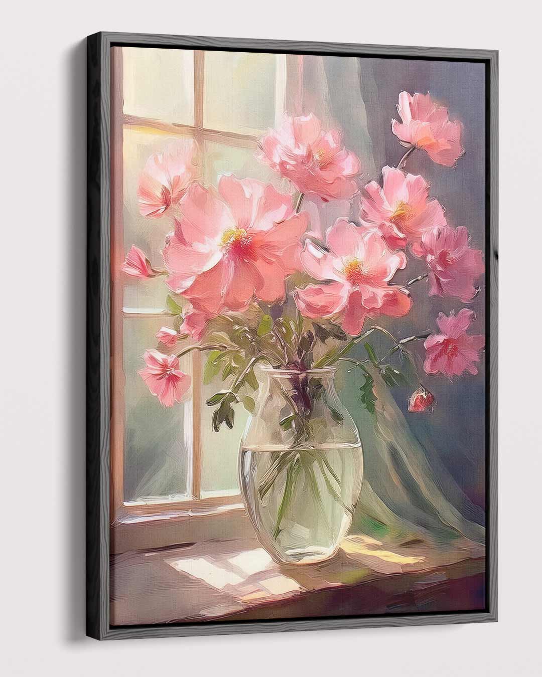 Zonnige Bloemenpracht – dibond kunstwerk als wanddecoratie