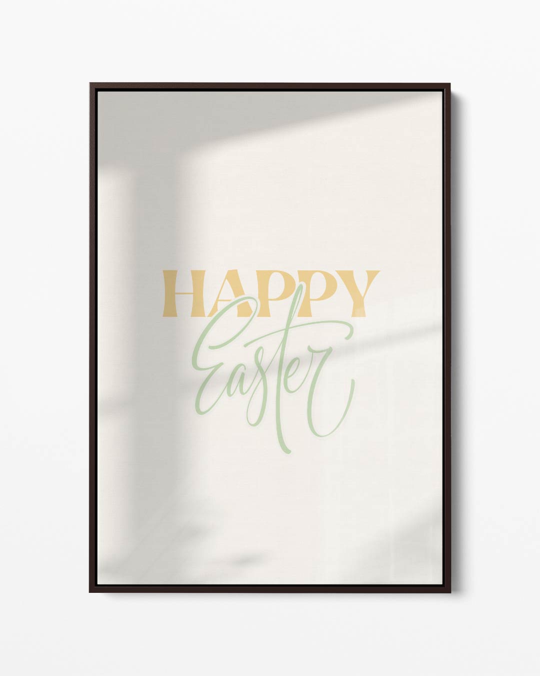 Happy Easter Poster – portret kunstwerk als wanddecoratie
