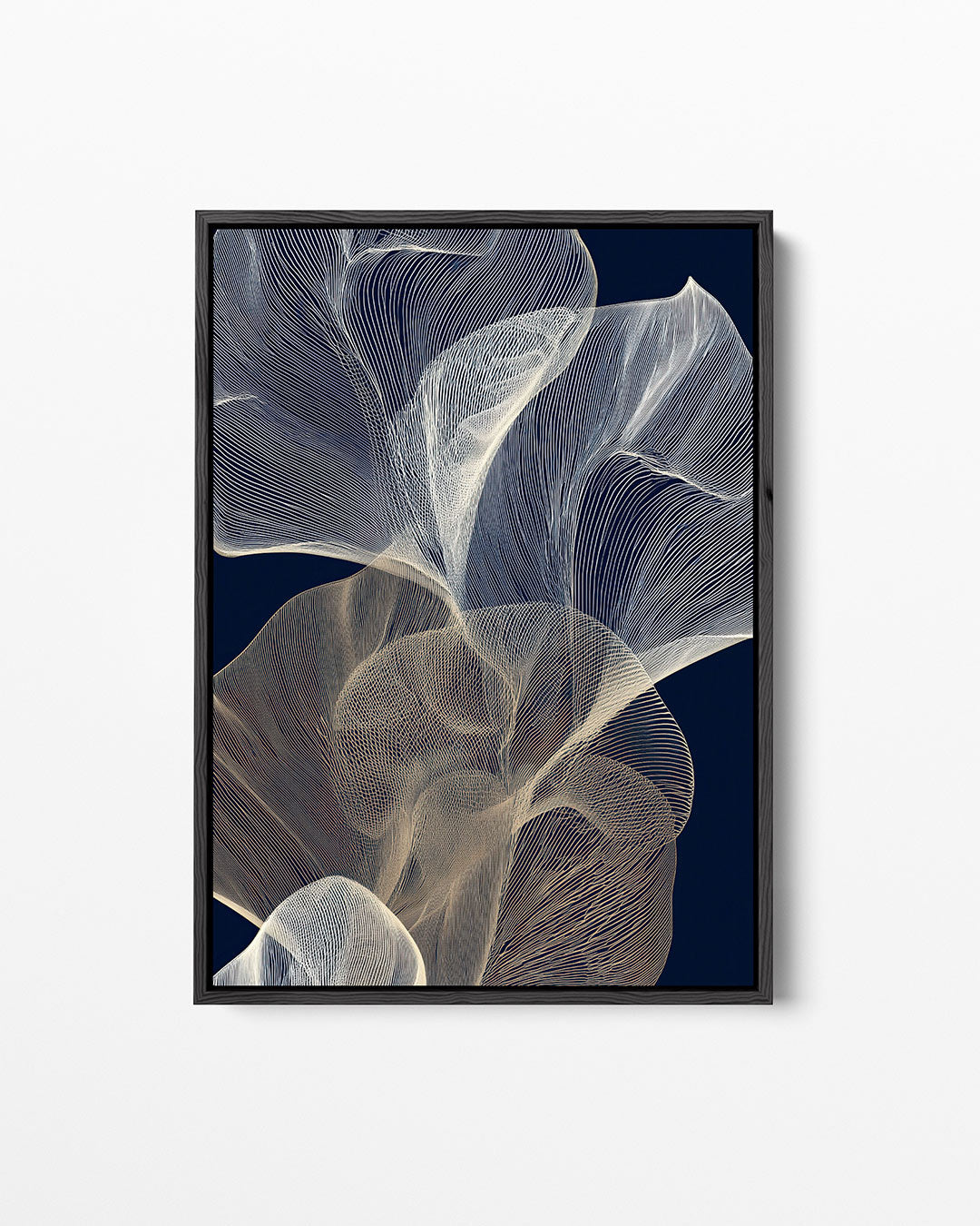 Organische lijnen – staand wanddecoratie kunstwerk
