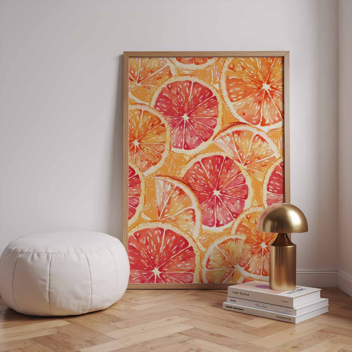 Zomerse Citrus Vruchten – urban poster in staand formaat