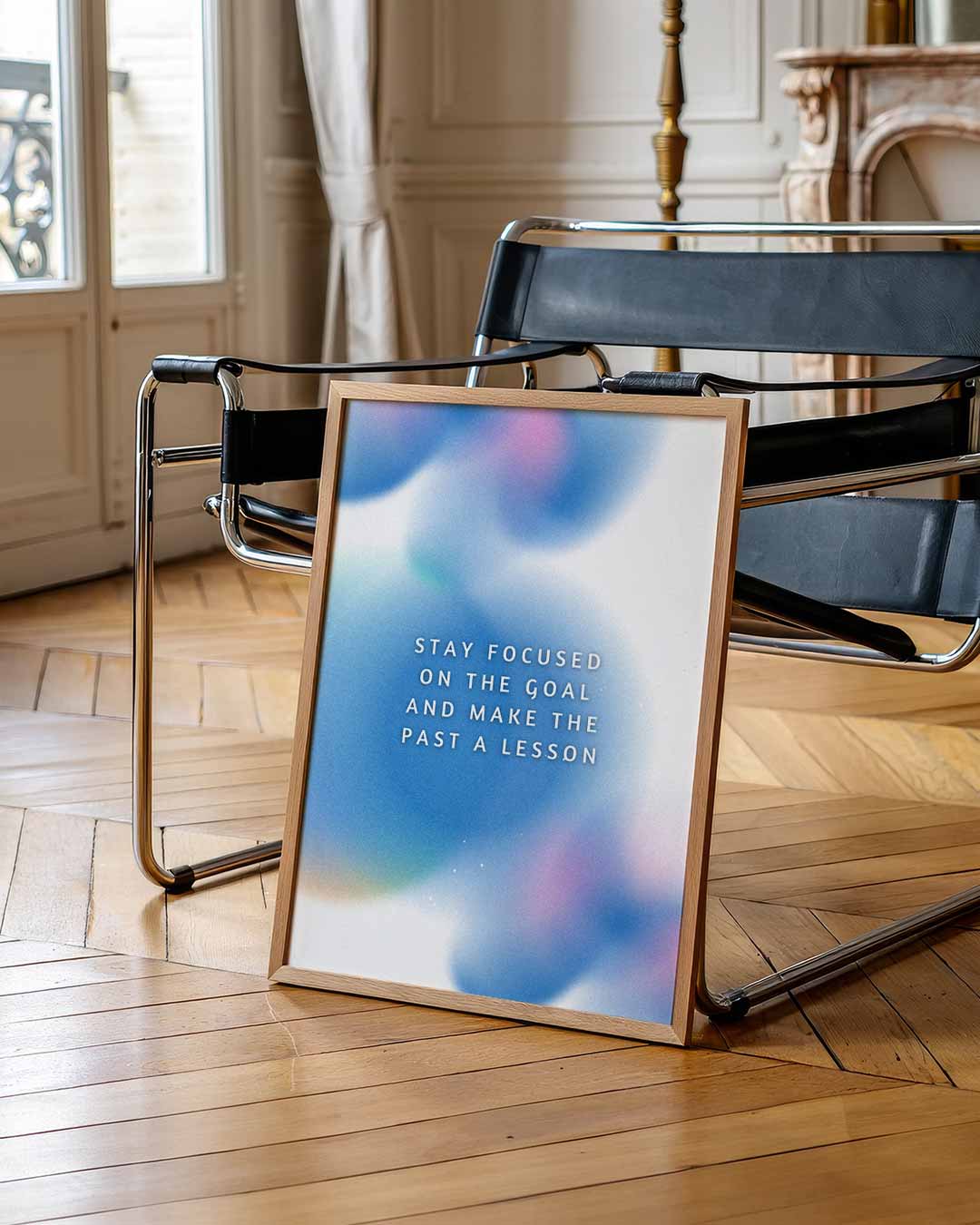 Stay Focused on the Goal – quote poster als inspirerende wanddecoratie