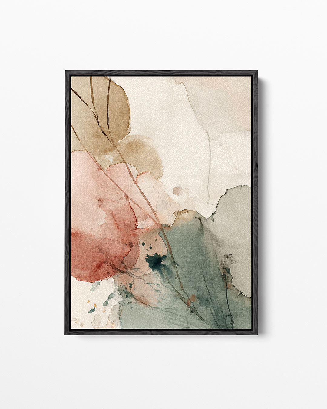 Organische vormen – staand wanddecoratie kunstwerk