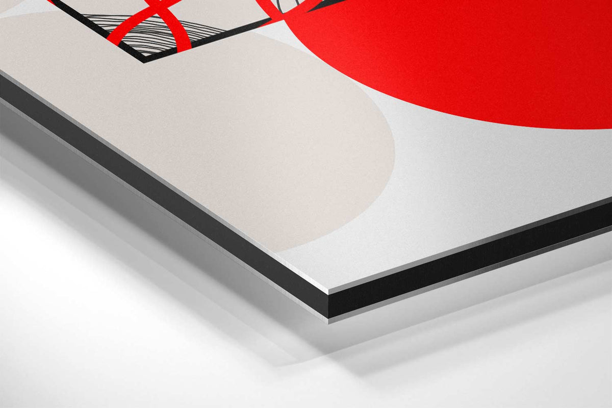 Vrolijk Vlechten – canvas kunstwerk als wanddecoratie