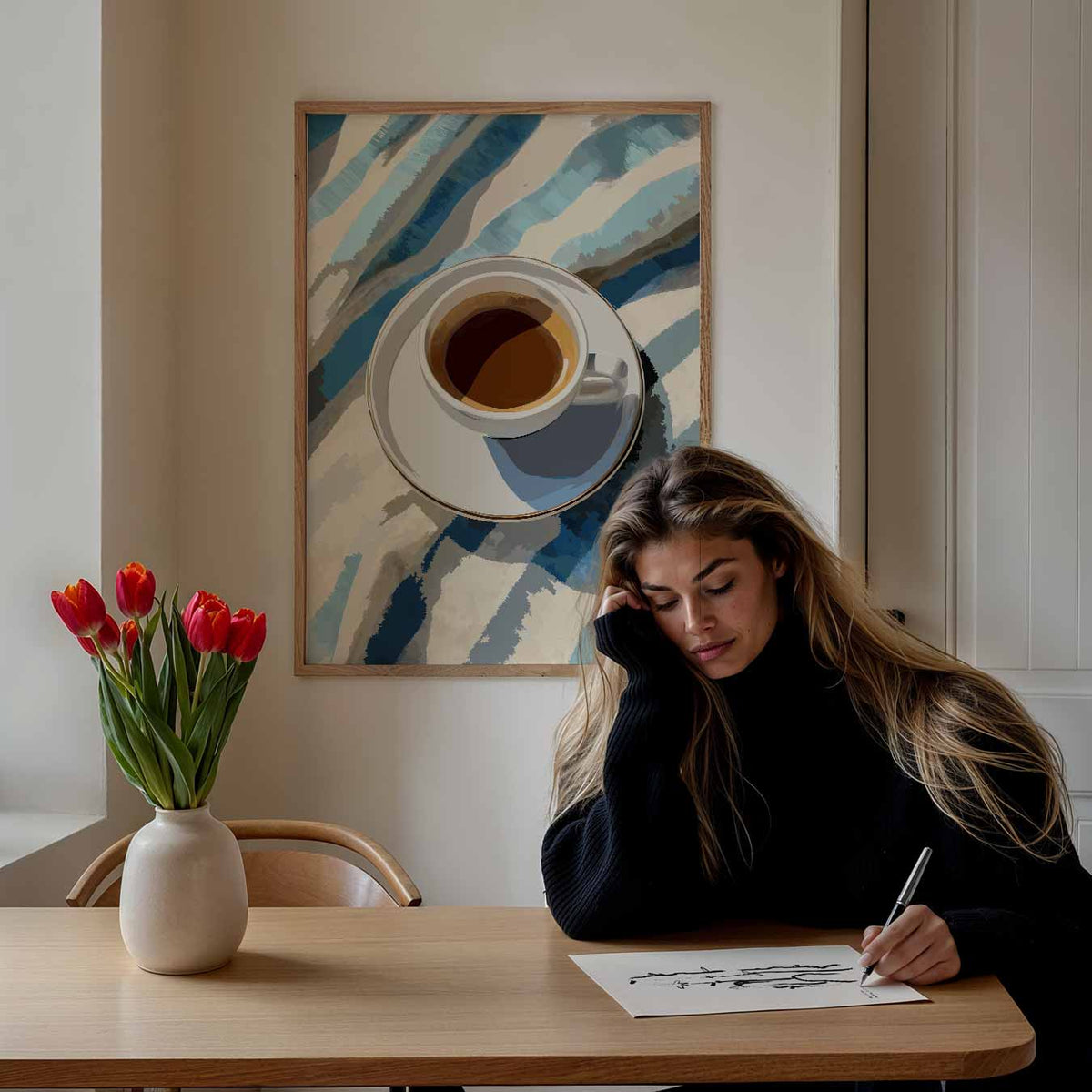 Koffie Ontbijt – keuken portret poster, afbeelding 7
