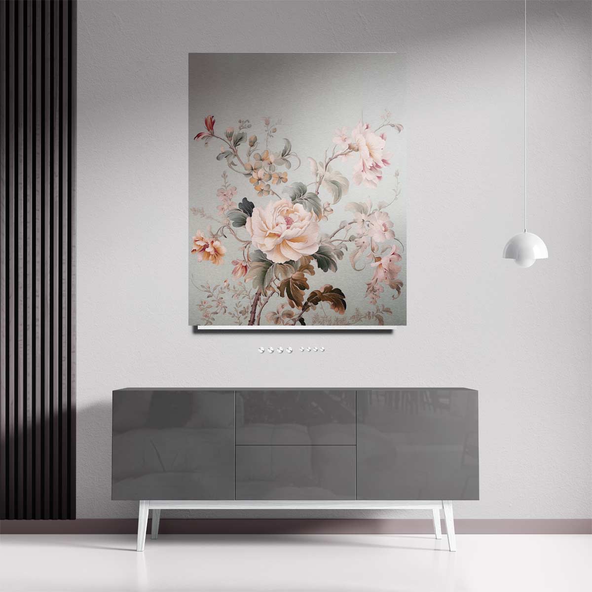Bloemenpracht Wanddecoratie – staande wandkunst voor woonkamer of interieur