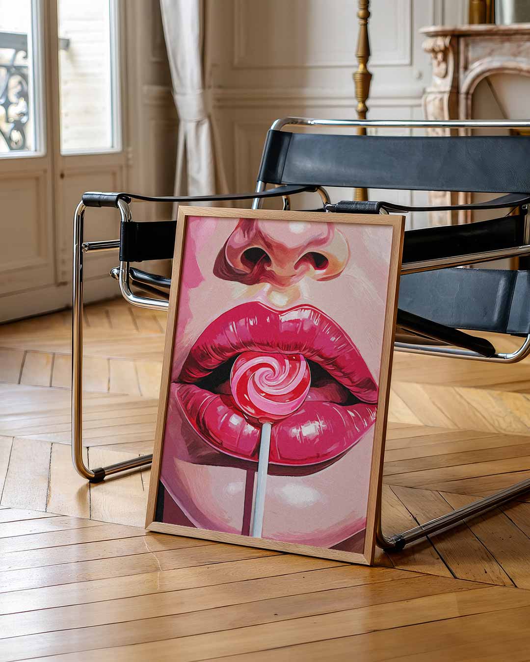 Verleidelijke Lippen – zomer portret poster, afbeelding 7