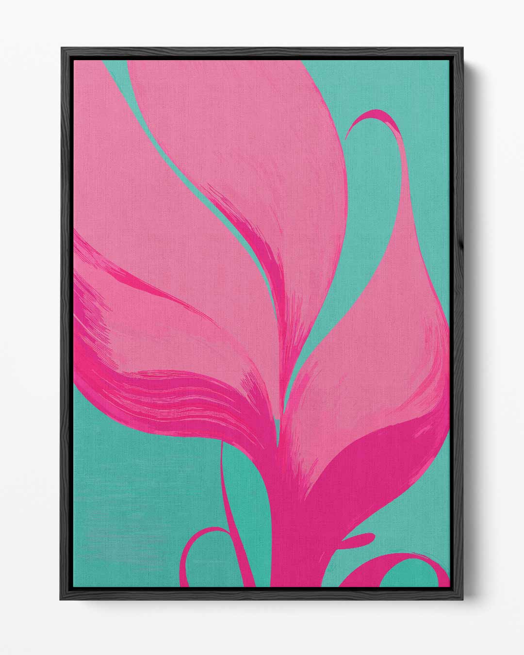 Vibrant Bloemenpracht – portret kunstwerk als wanddecoratie