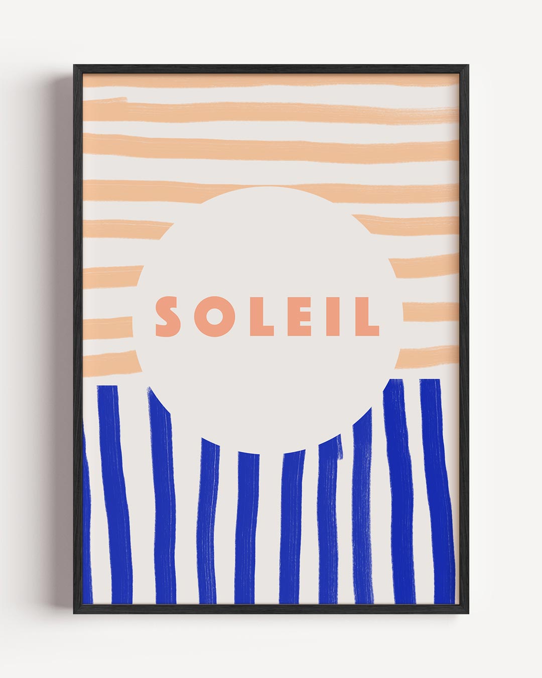Zomerse Soleil – zomer portret poster als wanddecoratie