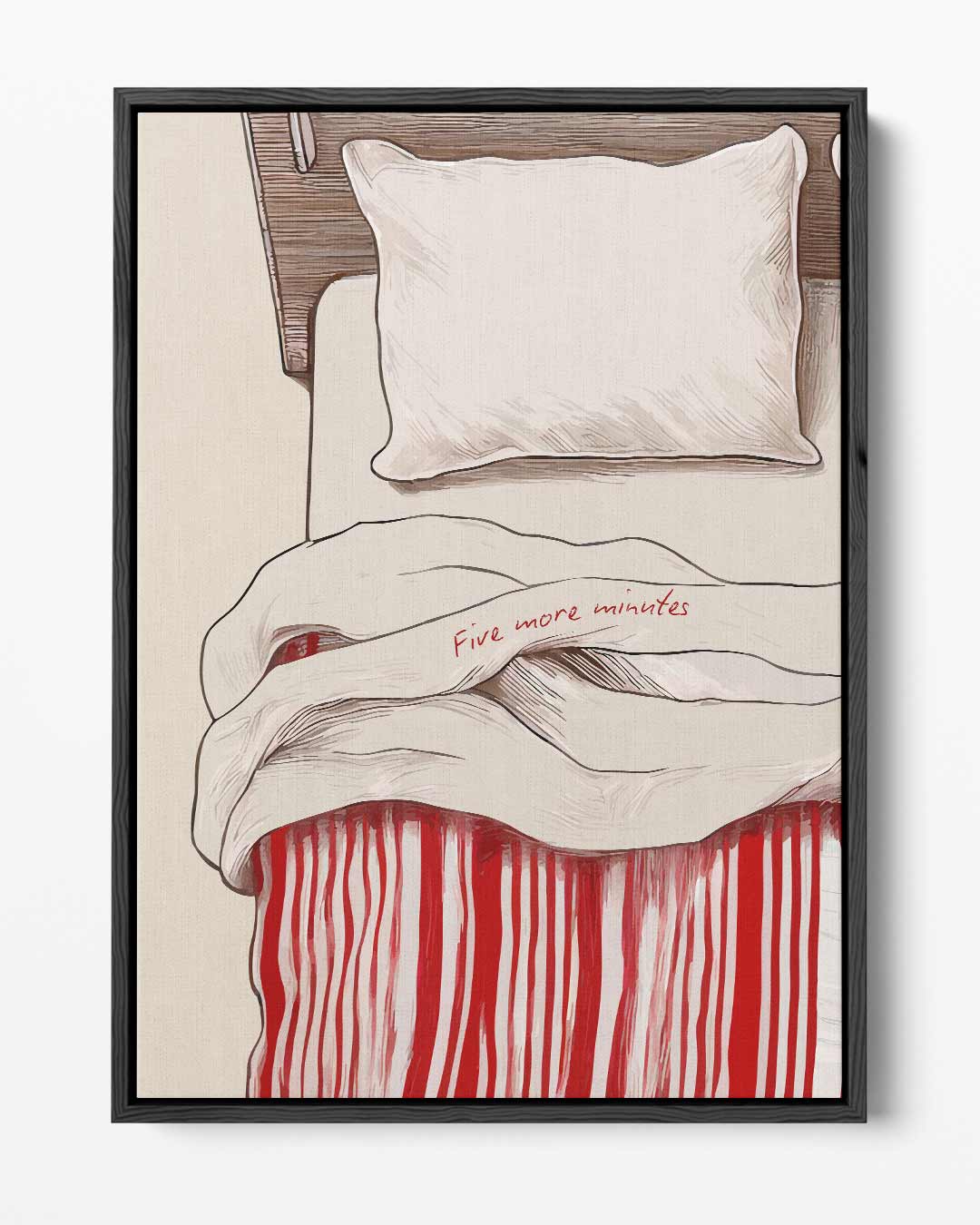 Vijf Minuten Extra – portret kunstwerk als wanddecoratie