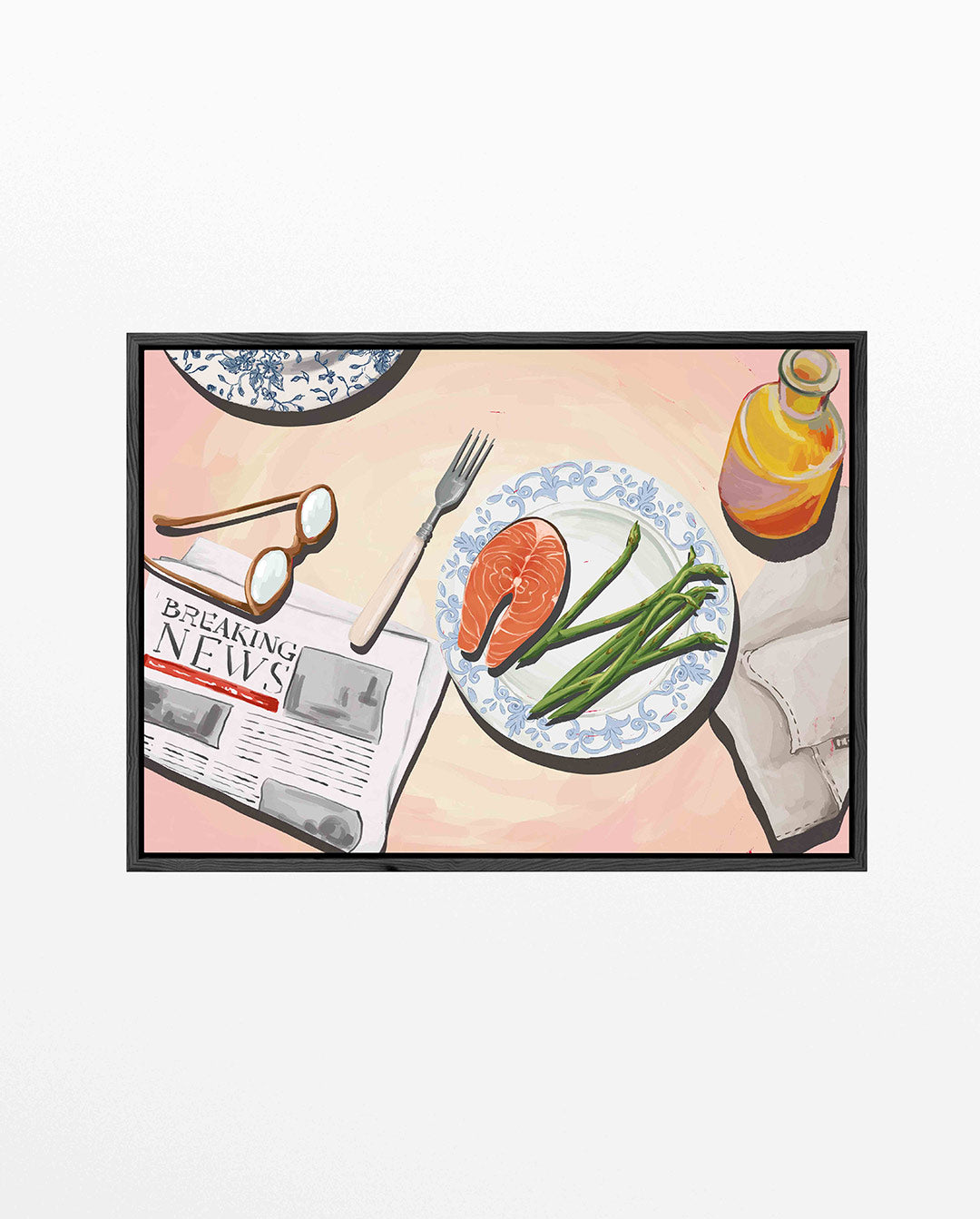 Eettafel compositie – liggend keuken kunstwerk