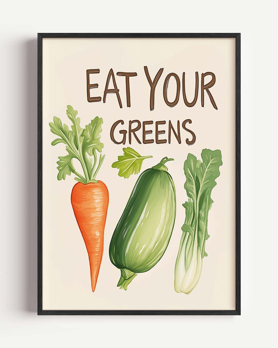 Groenten Inspiratie – kids portret poster als wanddecoratie