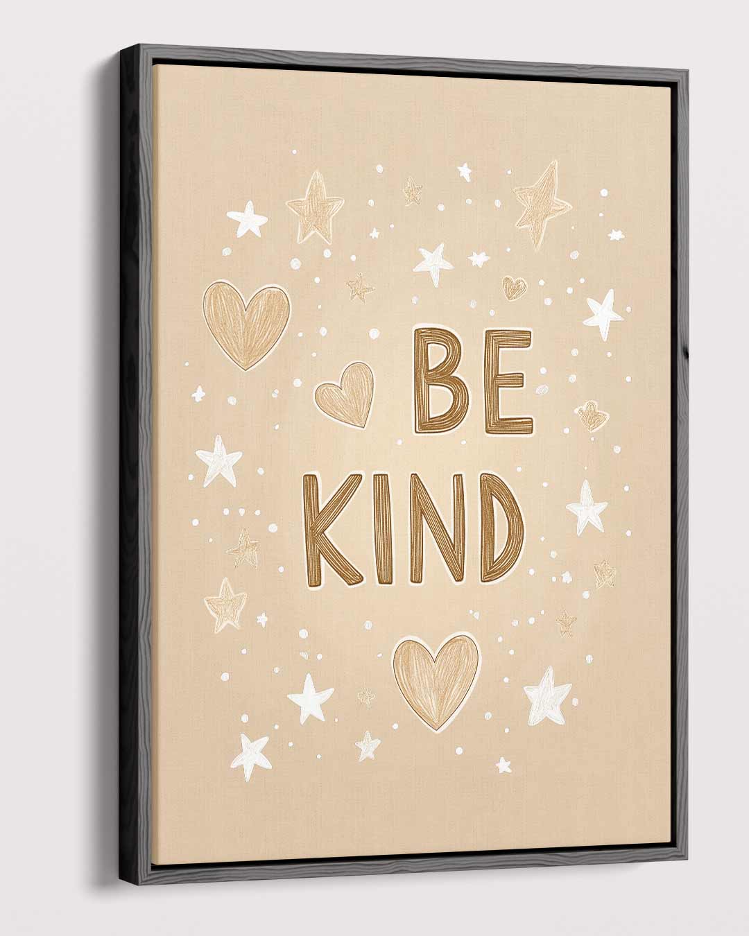Be Kind Poster – plexiglas wanddecoratie in portret formaat
