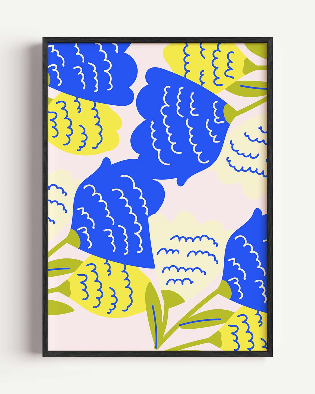 Bloeiende Dromen – bloemen portret poster als wanddecoratie
