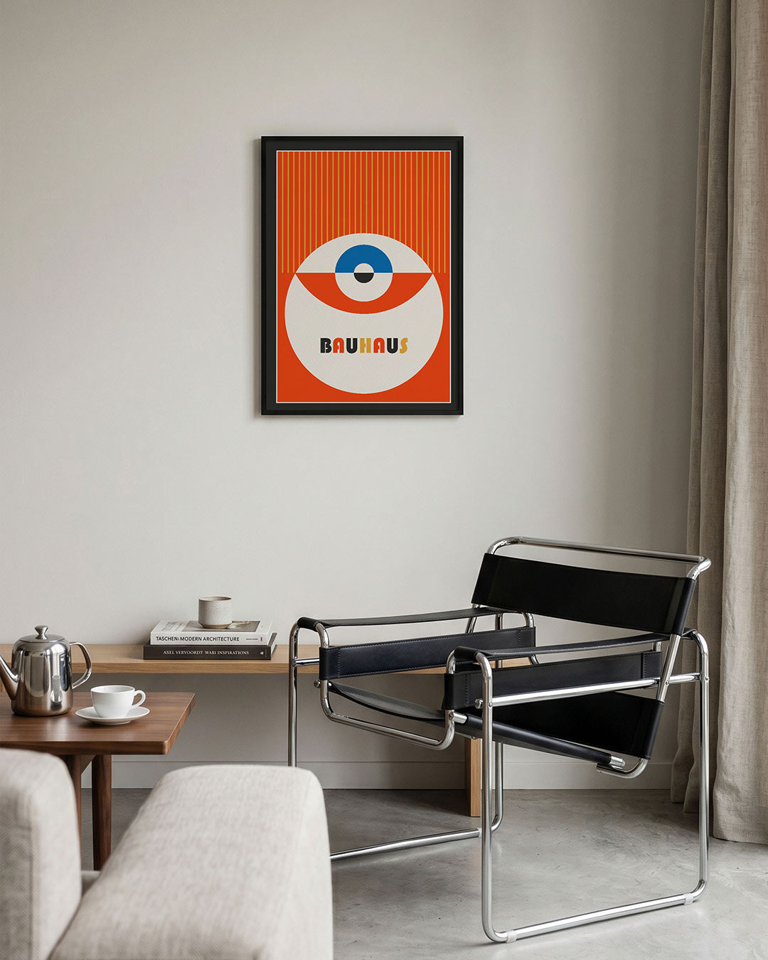 Vorm en kleur – geometrische Bauhaus poster in staand formaat