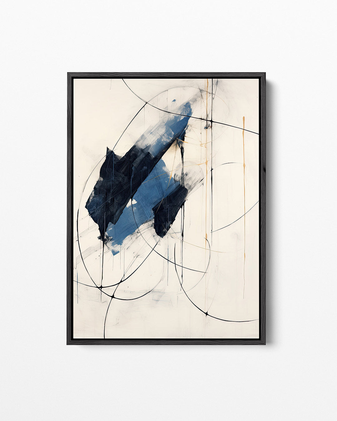 Dynamische lijnen – staand wanddecoratie kunstwerk