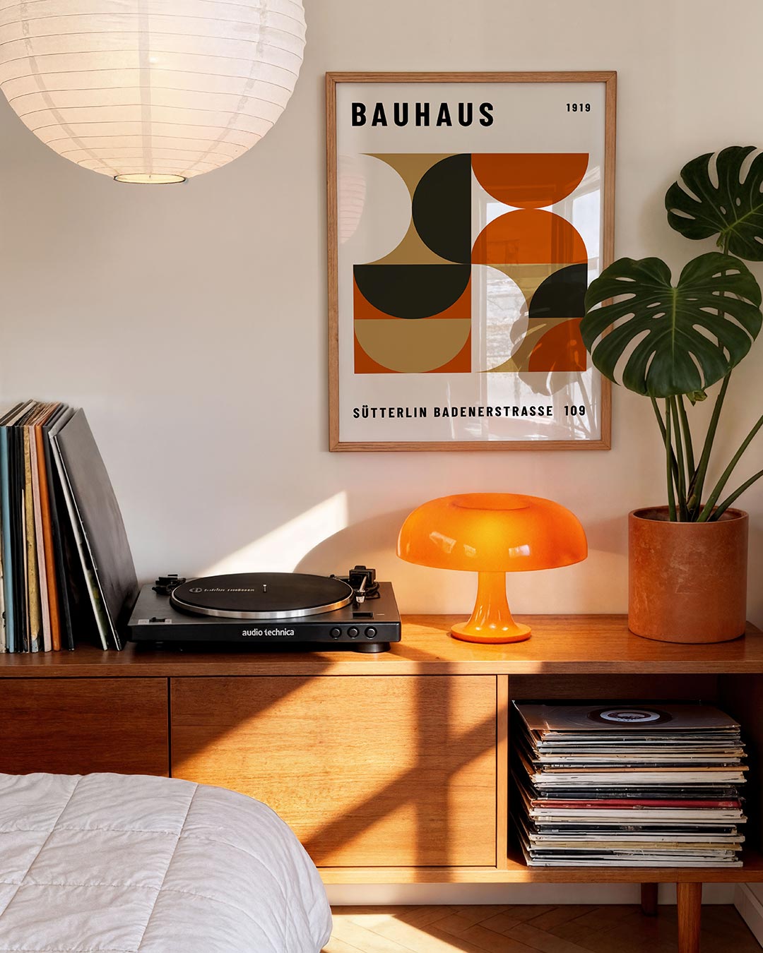 Vorm en kleur – moderne Bauhaus wandkunst als poster