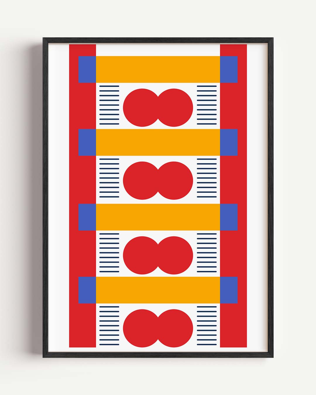 Abstracte – dieren portret poster als wanddecoratie