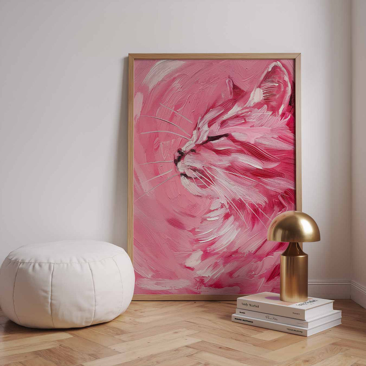 Dromerige Kattenkunst – urban poster in staand formaat
