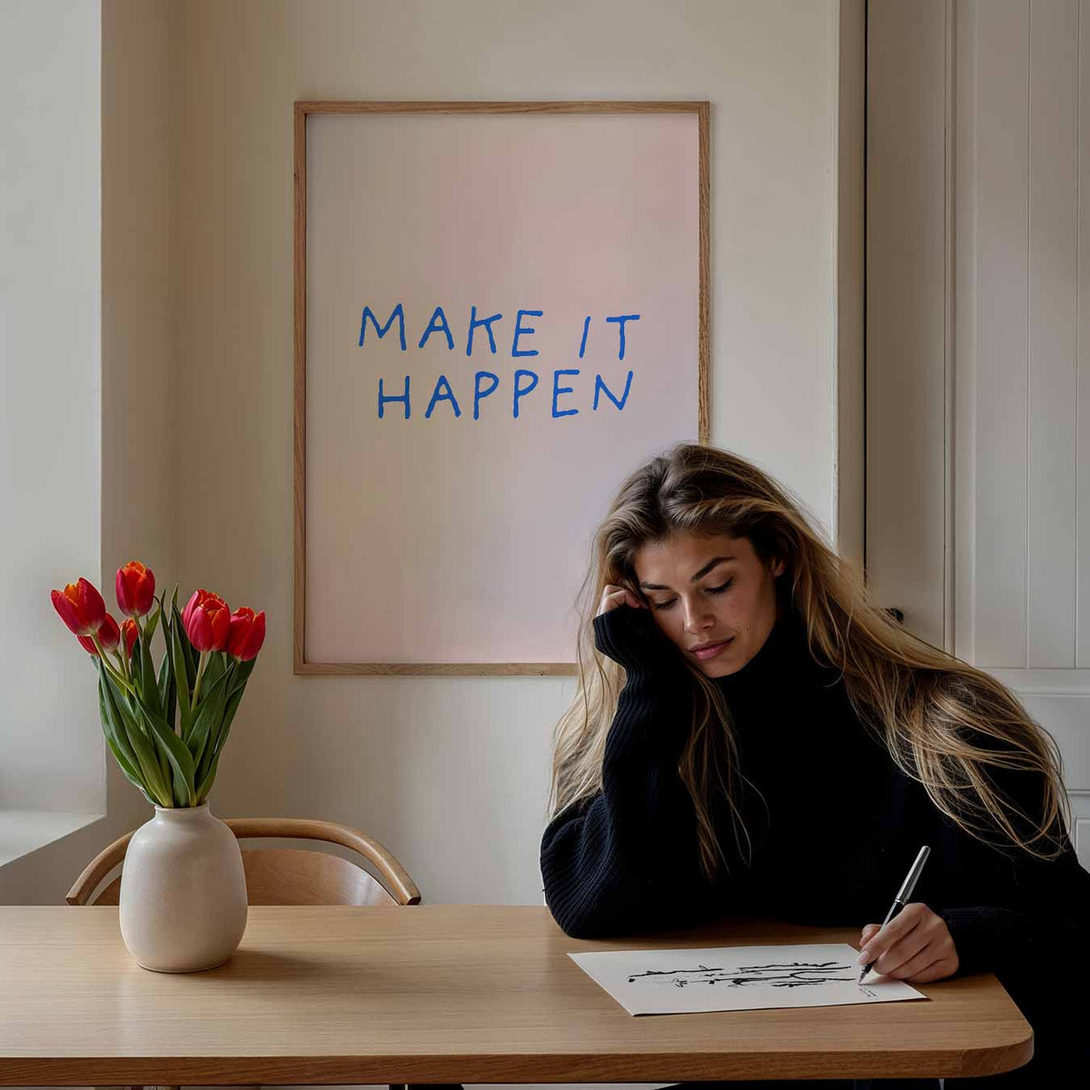 Inspirerende Motivatieposter – mindful portret poster, afbeelding 7