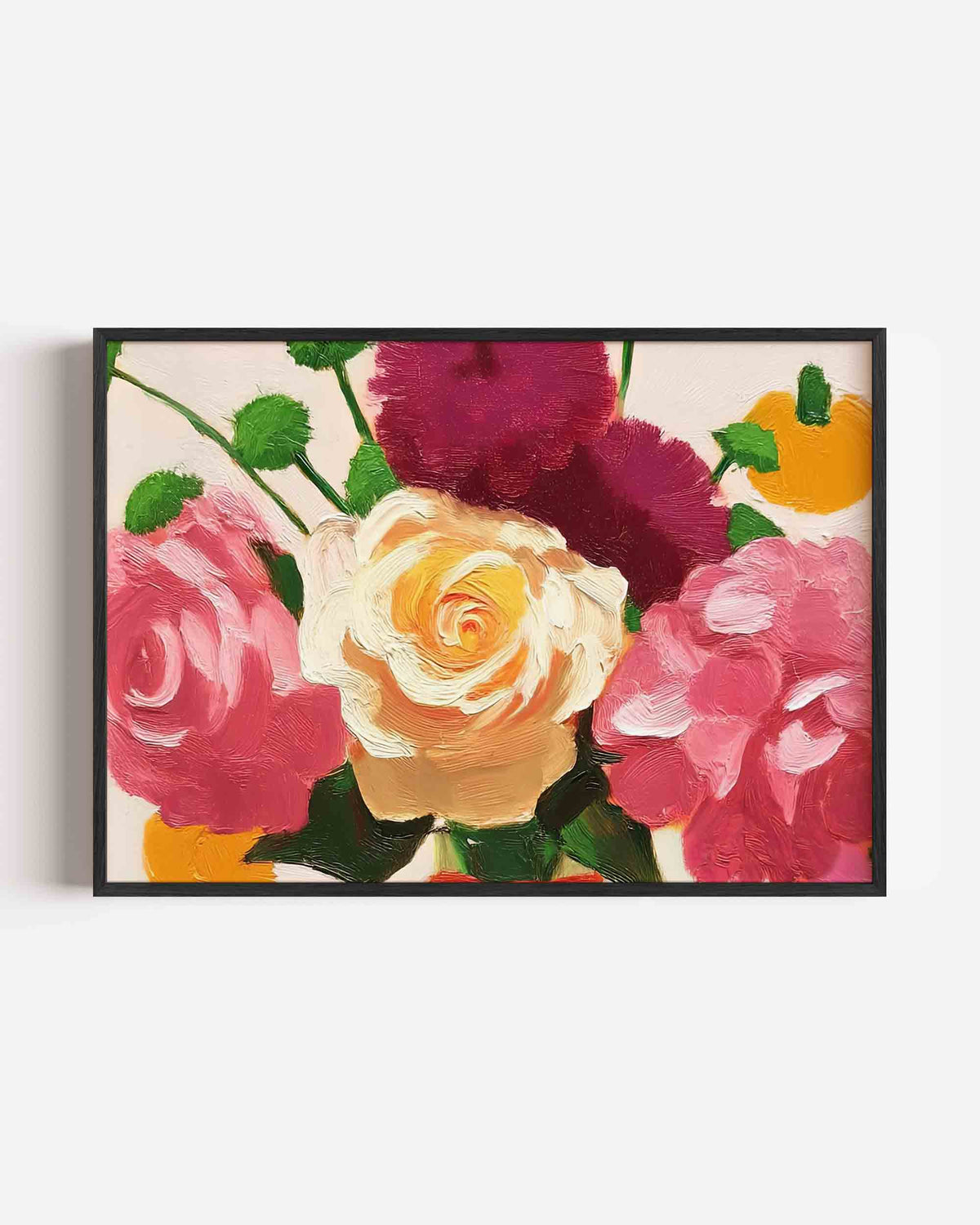 Bloemen in volle bloei – bloemen landscape poster als wanddecoratie