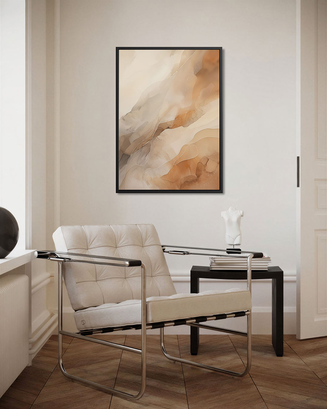 Organische aardetinten – staand wanddecoratie kunstwerk