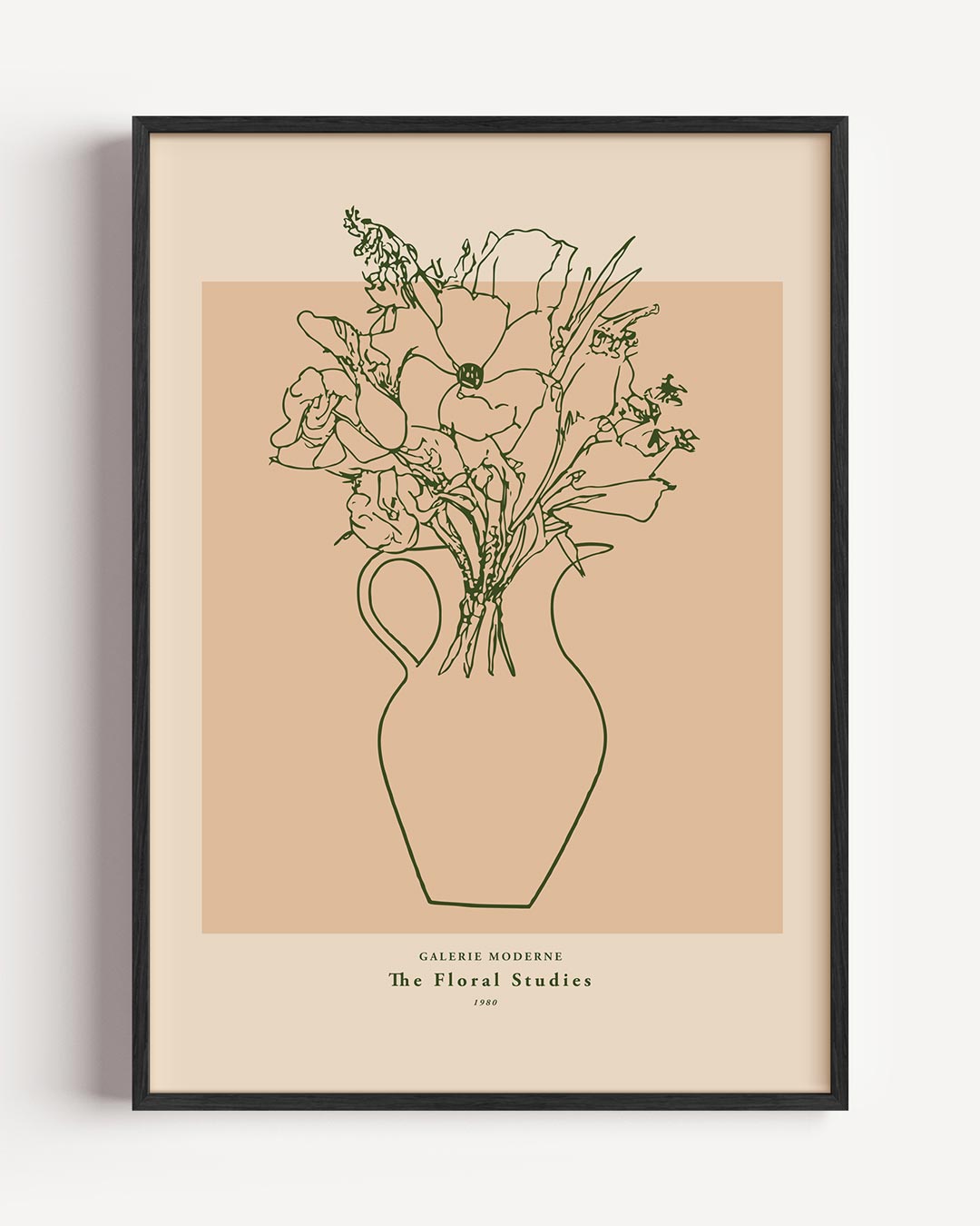 Elegante Bloemenstudie – bloemen portret poster als wanddecoratie