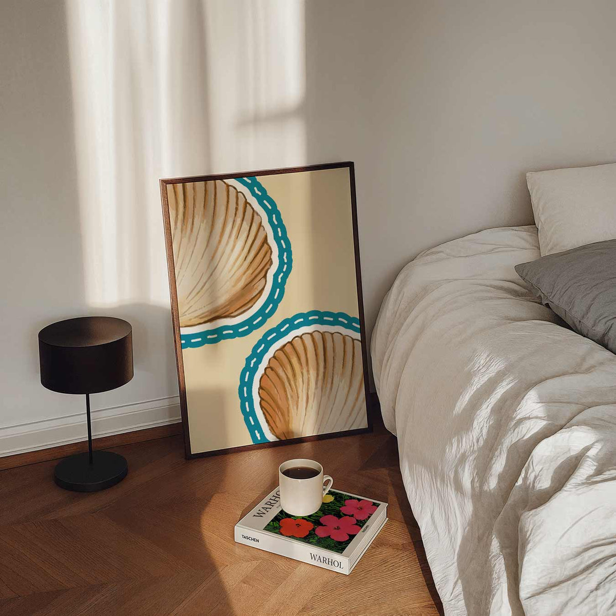 Schelpen Droom – staande dieren wanddecoratie van WallArtistic