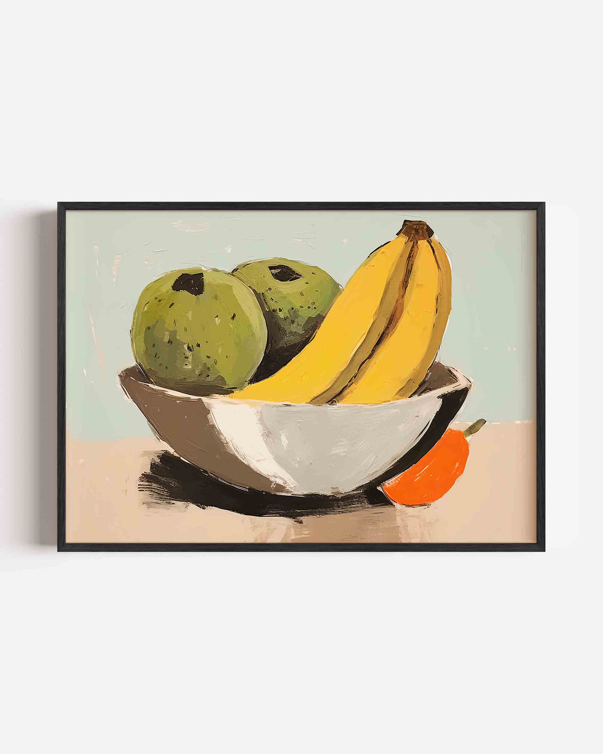 Fruit in schaal – keuken landscape poster als wanddecoratie