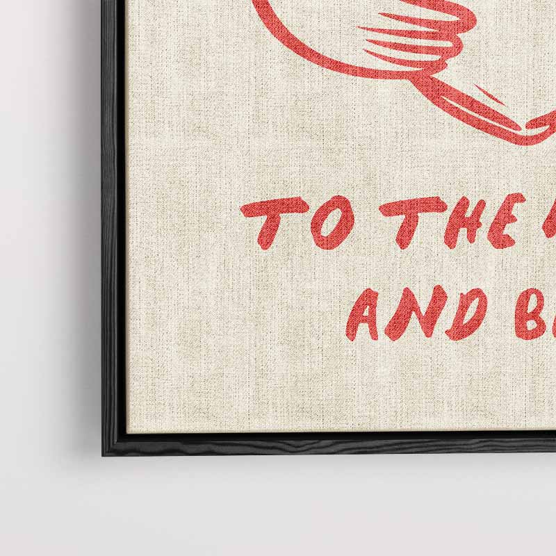 Liefdevolle Harten Knuffel – canvas wanddecoratie in portret formaat