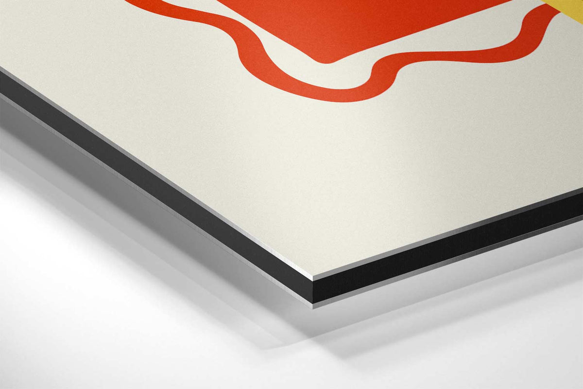 Pasta Liefde Teken – canvas kunstwerk als wanddecoratie