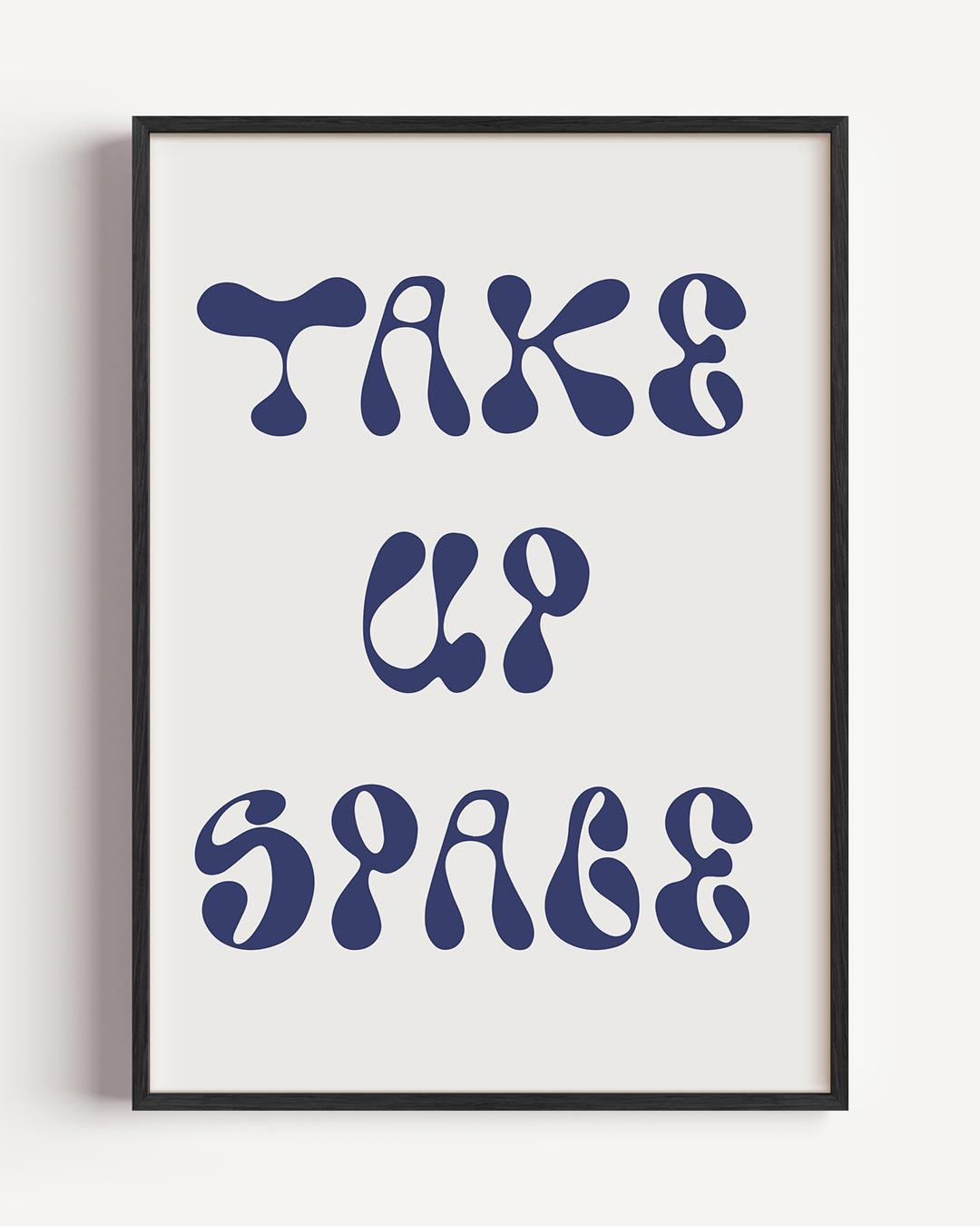 Inspirerende Typografie – typografie portret poster als wanddecoratie