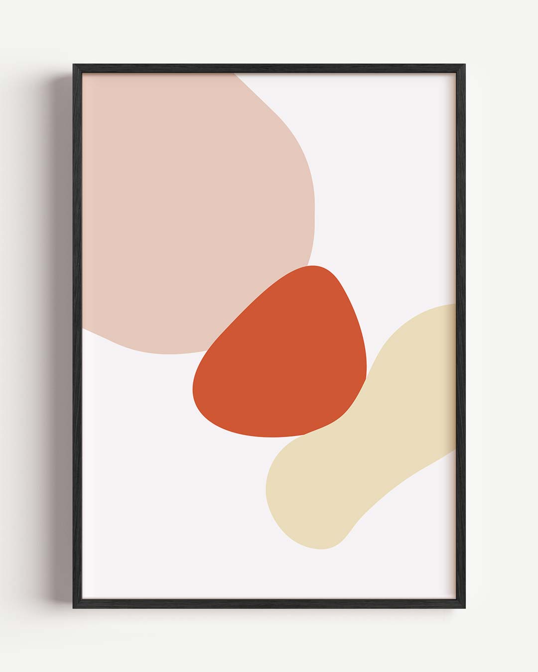 Trendy Abstracte Kunstposter – abstracte portret poster als wanddecoratie